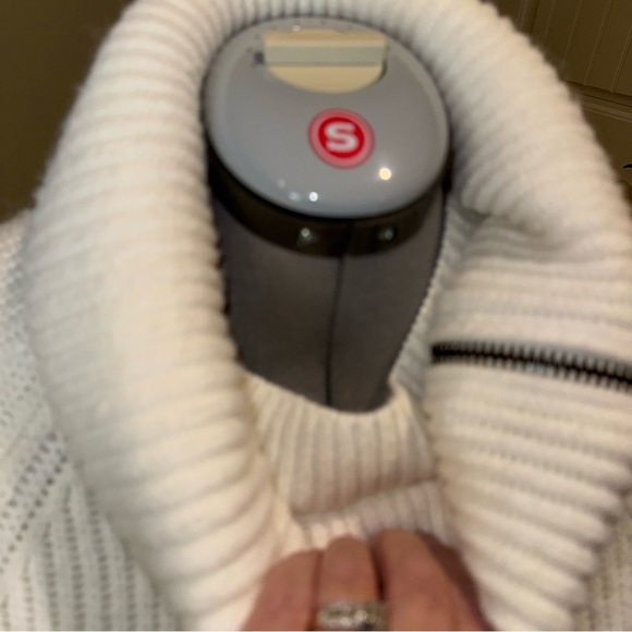 Simons Sweater Contemporaine Exclusive Wool Blend Chunky Ribbed Oversized Size L - Picture 5 of 14